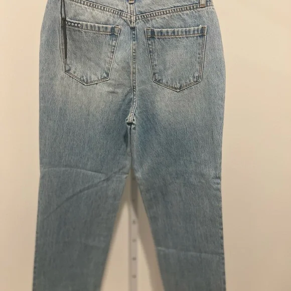 Blank NYC Womens The Baxter Jeans 25 Blue Ribcage Straight Leg - Picture 4 of 5